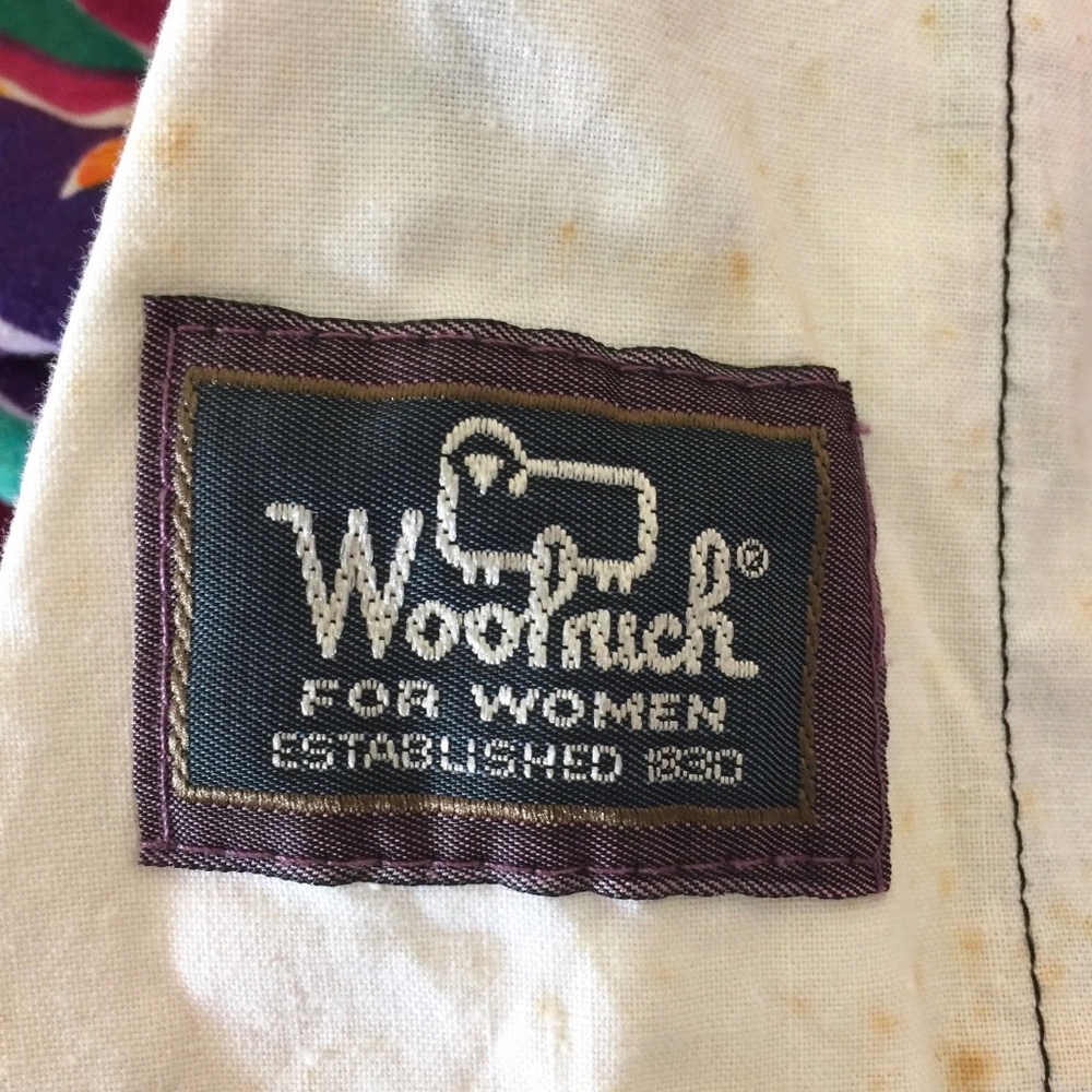 Woolrich Skirt 14 Floral Vintage Midi Button Down - Picture 7 of 8